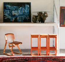 Load image into Gallery viewer, Set of Three Mid-Century Modern Barstools
