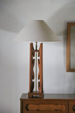Load image into Gallery viewer, Pair of Teak Mid Century Modern Lamps
