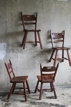Load image into Gallery viewer, Set of Four Cushman Vermont Hard Rock Maple Americana Chair by Herman DeVries In 1933
