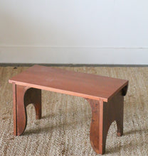 Load image into Gallery viewer, Arched Wooden Step Stool
