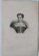 Load image into Gallery viewer, Antique Etching of Diane de Poitiers
