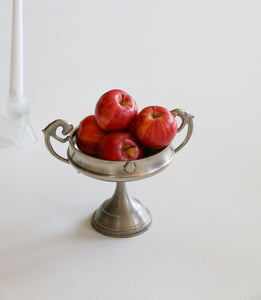 Art Deco silver pedestal bowl