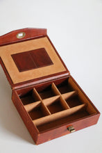 Load image into Gallery viewer, Leather Jewelry Travel Case by Woodward &amp; Lothrop

