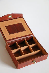 Leather Jewelry Travel Case by Woodward & Lothrop