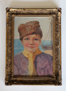 Vintage Oil Painting Portrait