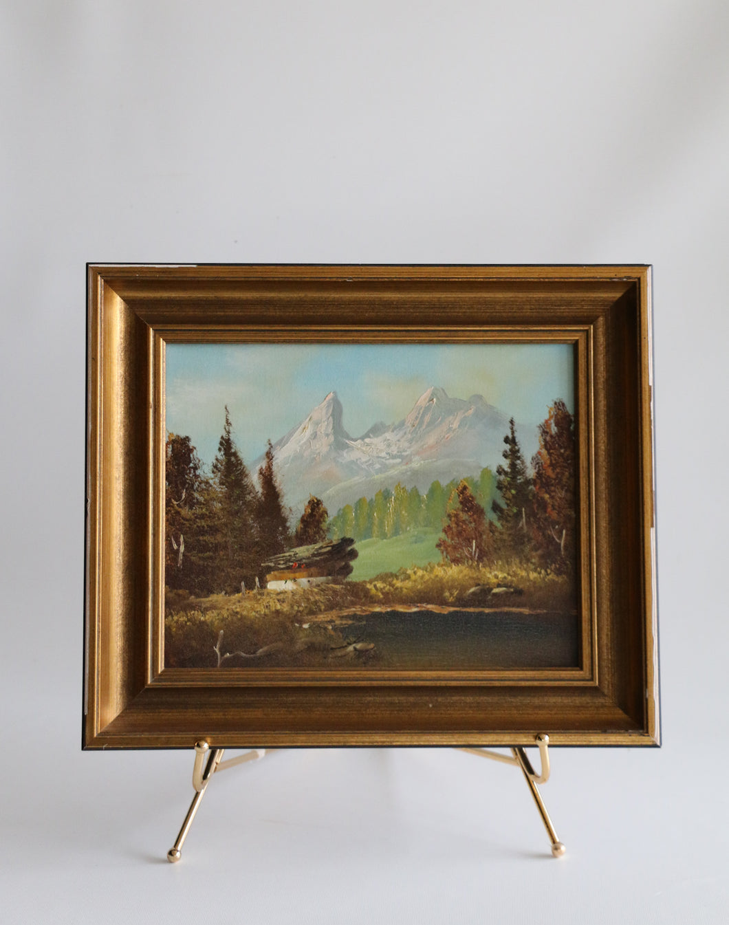 Framed Vintage Oil Painting Landscape