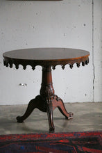 Load image into Gallery viewer, Maitland Smith, Vintage Marquetry &amp; Burl  Round Walnut Table
