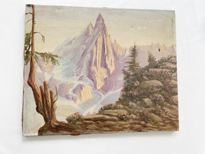 Antique Landscape Oil Painting