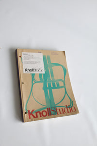 Knoll Studio Catalog  and Price List 1992