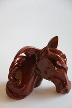 Load image into Gallery viewer, Vintage Mid Century Modern terracotta Ceramic Horse Head
