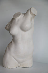 Vintage Figure Plaster Sculpture