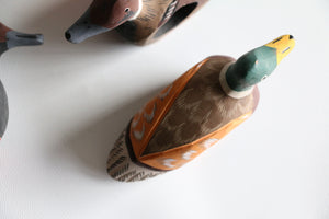 Folk Art Hand Painted Duck Napkin Rings