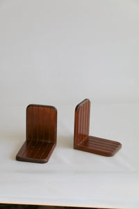 Set of Vintage Wooden Bookends