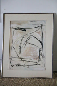 Framed Abstract Oil Painting by Joan Satero
