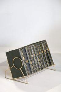 Mid Century Modern Brass Book / Record Holder