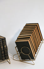 Load image into Gallery viewer, Mid Century Modern Brass Book / Record Holder
