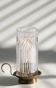 Bohemian Crystal Candle- holder