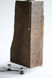 Handmade Live Edge Wooden Table Lamp by Lee Mumford