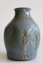 Load image into Gallery viewer, Handmade Ceramic Blue Vase
