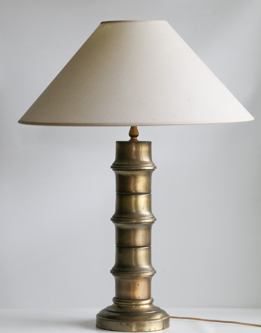 Mid Century Modern Brass Table Lamp