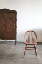 Load image into Gallery viewer, Vintage Danish Spindle back Windsor Chair
