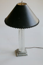 Load image into Gallery viewer, Warren Kessler Glass &amp; Silver Table Lamp
