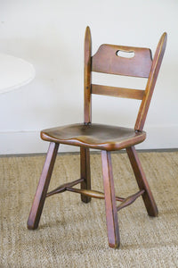 Set of Four Cushman Vermont Hard Rock Maple Americana Chair by Herman DeVries In 1933