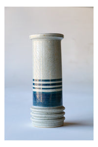 Vintage Mid-Century Modern Israeli Hand-Painted Ceramic Vase Made by Lapid, Circa 1960’s