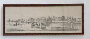 Antique Etching of Staten Island, May 1858
