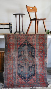 Antique Hand-knotted Wool Rug