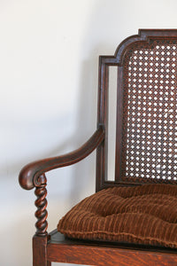 Vintage Cane Arm Chair
