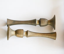 Load image into Gallery viewer, Pair of Brass Bud Vases
