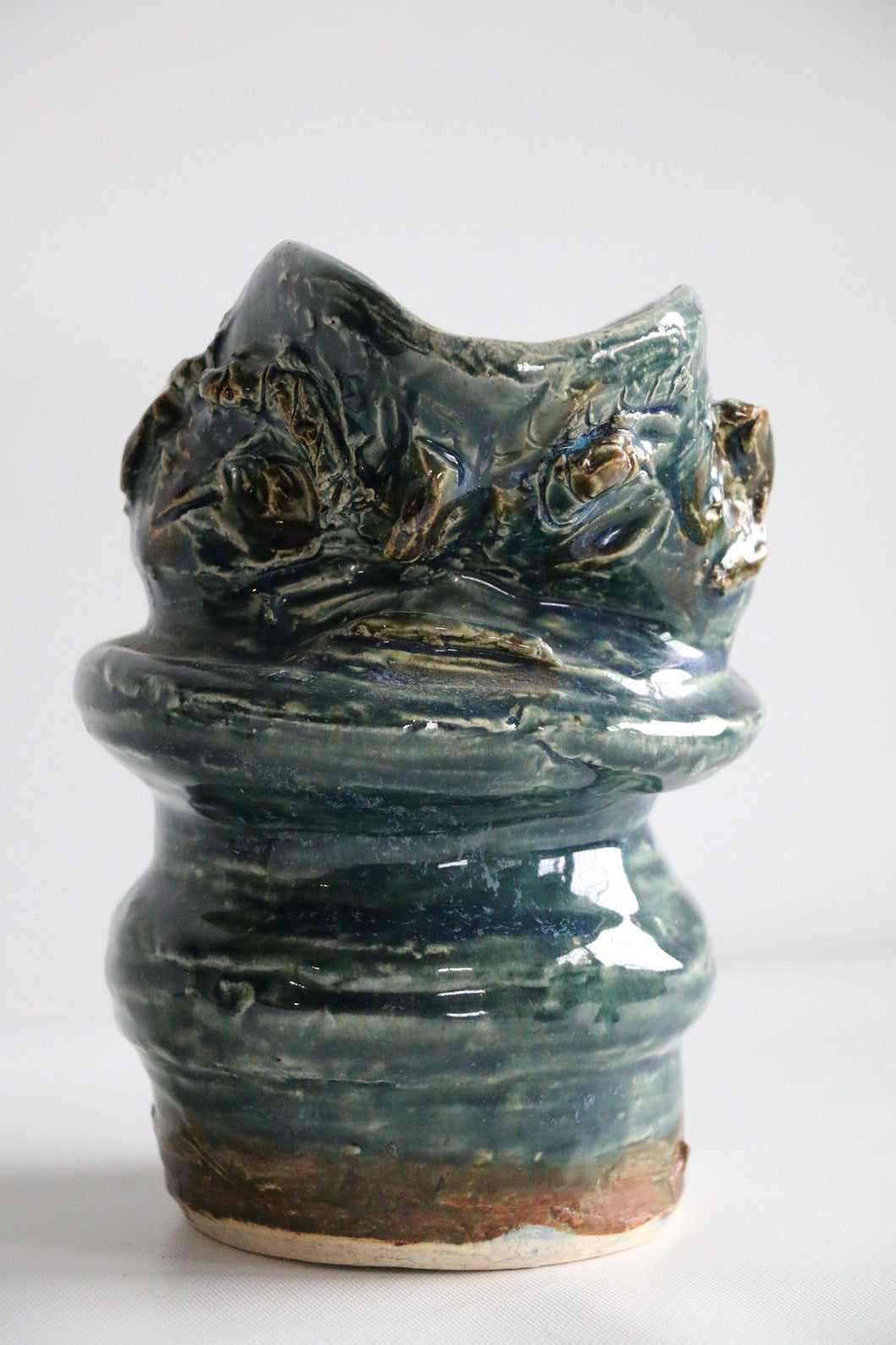 Handmade Ceramic Face Vase
