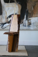 Load image into Gallery viewer, Handmade Rustic Live Slab Chair
