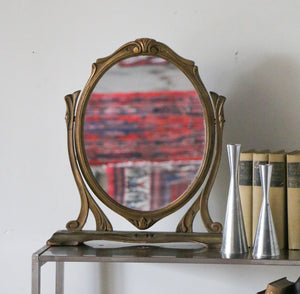 Vanity Top Wooden Mirror
