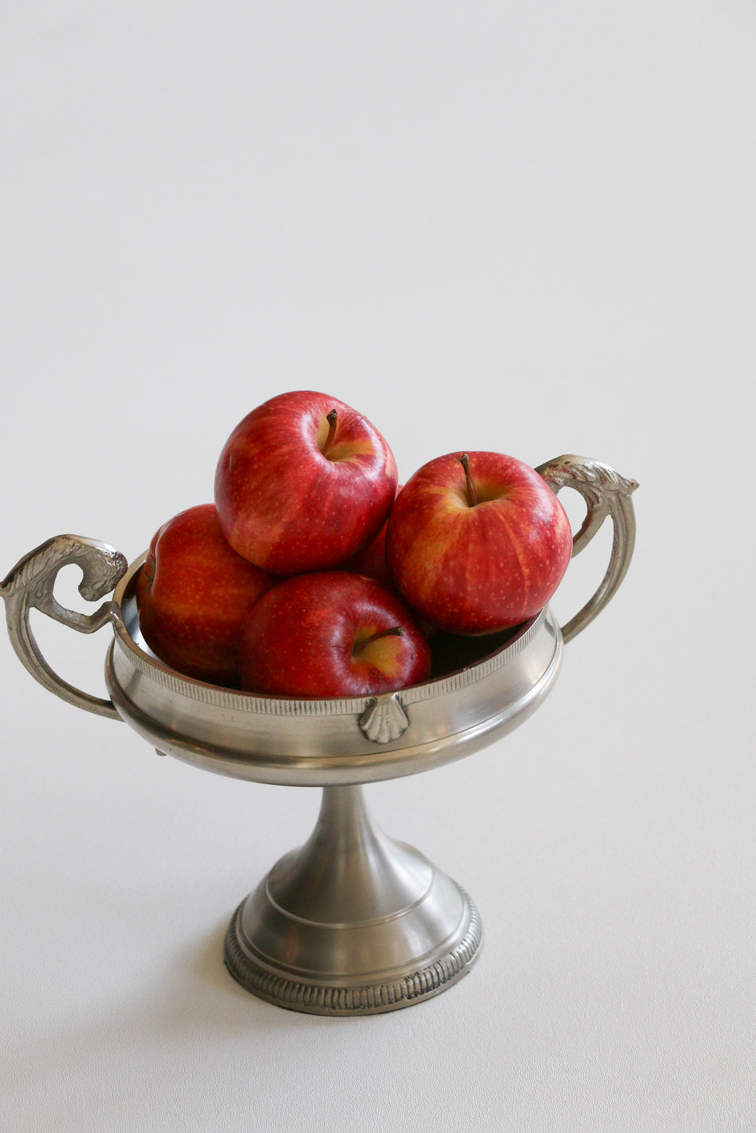 Art Deco silver pedestal bowl