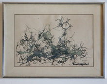 Load image into Gallery viewer, Framed Abstract Painting J Weiner 1964
