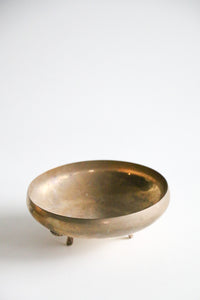 Footed Brass Bowl