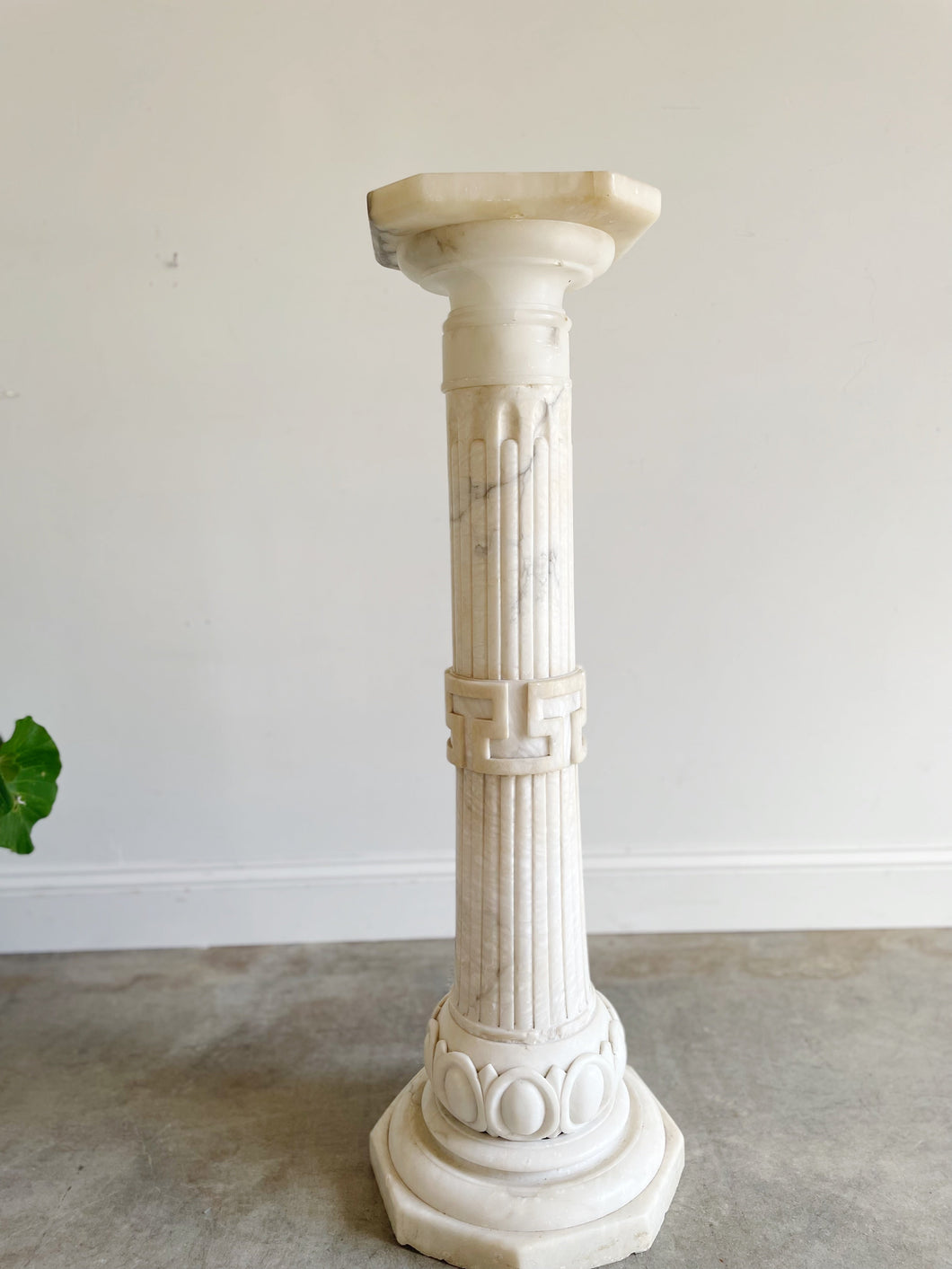 19th Century Marble Pedestal