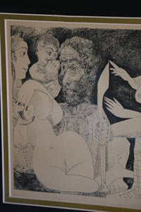 Erotic Scene Print by Pablo Picasso 975-1291