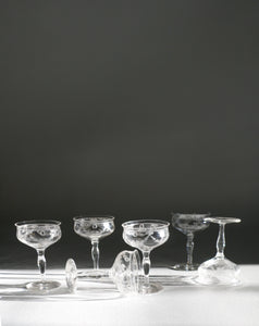 Set of Six Coupe Glasses