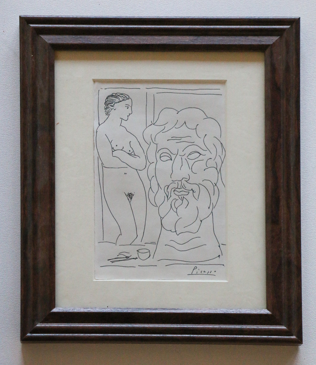 Framed Vintage Picasso Print