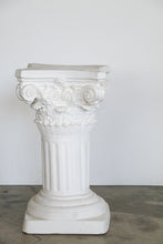 Load image into Gallery viewer, Vintage Neoclassical - Style Column
Plaster Pedestal / Side Table
