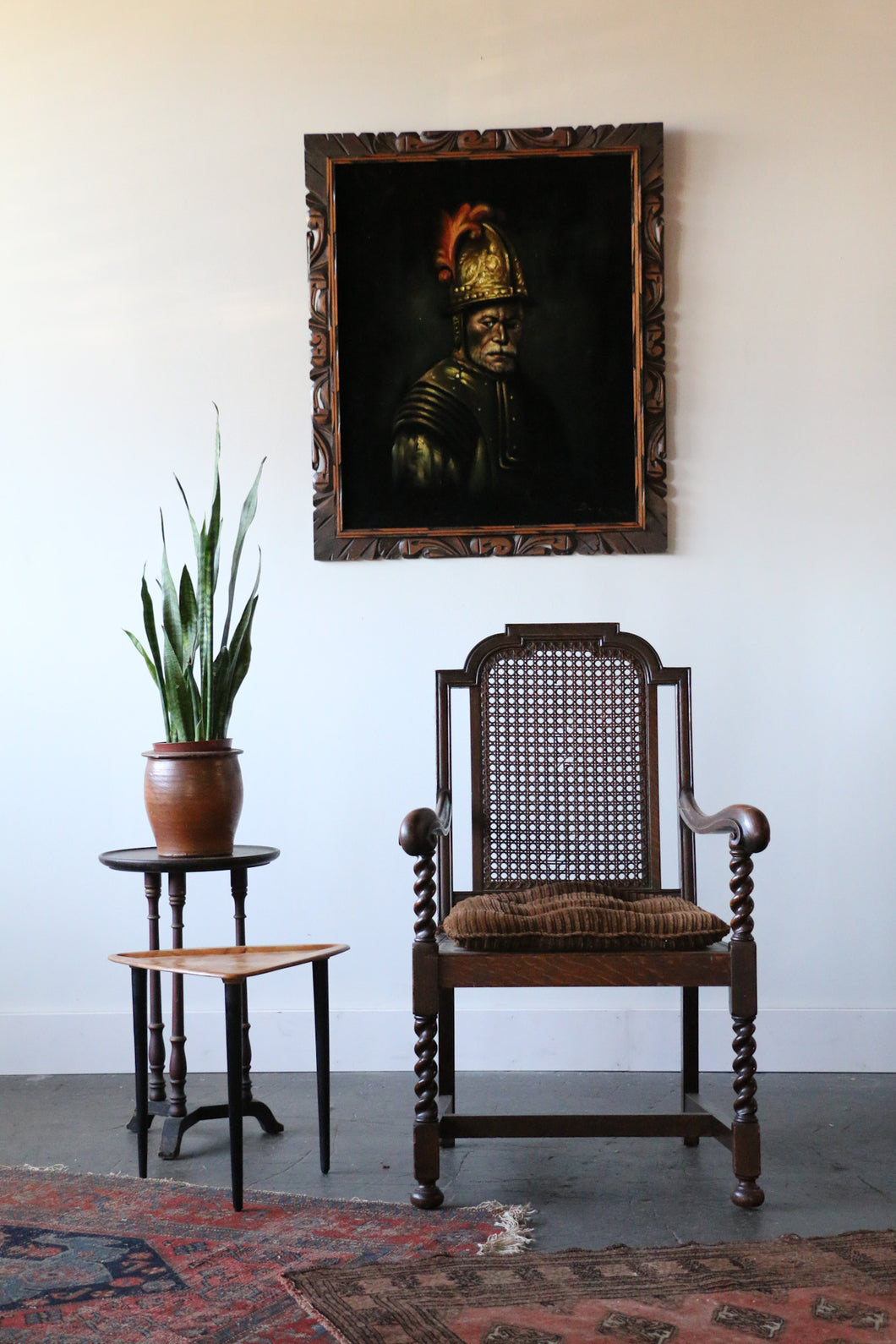 Vintage Cane Arm Chair