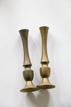 Load image into Gallery viewer, Pair of Brass Bud Vases

