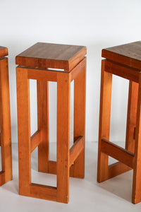 Set of Three Mid-Century Modern Barstools