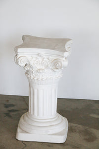 Vintage Neoclassical - Style Column
Plaster Pedestal / Side Table