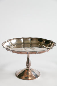 Chippendale International Silver Company Compote Pedestal Candy Dish Tray 6398