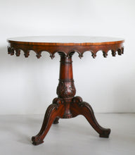 Load image into Gallery viewer, Maitland Smith, Vintage Marquetry &amp; Burl  Round Walnut Table
