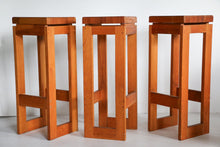 Load image into Gallery viewer, Set of Three Mid-Century Modern Barstools
